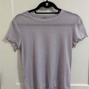 Madewell Purple Summer Baby Tee